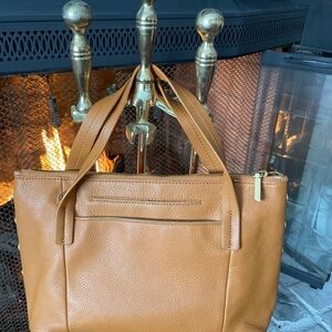 Hammitt Caramel Leather Shoulder Bag